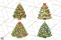 Sports & Occupations Christmas Trees Clipart Product Image 1