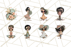 Beach Diva Summer Girls PNG Beach Glam Clipart Product Image 8
