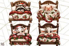 Christmas Bedtime Clipart PNG Product Image 1