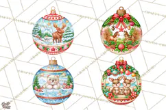 World Christmas Ornaments PNG Clipart Product Image 1
