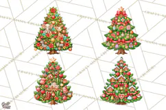Christmas Tree World Travel Clipart PNG Product Image 1