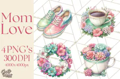 Mom Clipart, Mothers Day, Mom PNG, Mama Clip Art Images Product Image 1