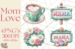 Mom Clipart, Mothers Day, Mom PNG, Mama Clip Art Images Product Image 1