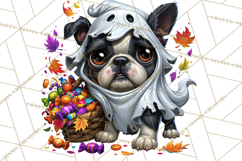 Cute Ghost Dogs And Cats Halloween PNG Clipart Product Image 4