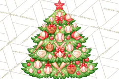 Sports & Occupations Christmas Trees Clipart Product Image 4