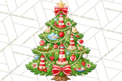 Christmas Tree World Travel Clipart PNG Product Image 5
