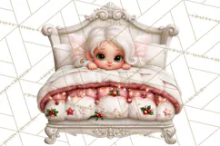 Christmas Bedtime Clipart PNG Product Image 4
