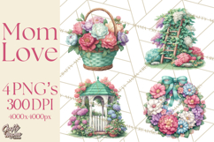 Mom Clipart, Mothers Day, Mom PNG, Mama Clip Art Images Product Image 1