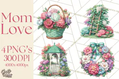 Mom Clipart, Mothers Day, Mom PNG, Mama Clip Art Images Product Image 1