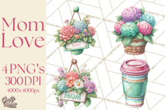 Mom Clipart, Mothers Day, Mom PNG, Mama Clip Art Images Product Image 1