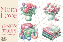 Mom Clipart, Mothers Day, Mom PNG, Mama Clip Art Images Product Image 1