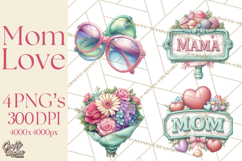 Mom Clipart, Mothers Day, Mom PNG, Mama Clip Art Images Product Image 1