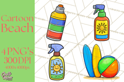 Summer Beach Toys Clipart PNG Graphics Product Image 1