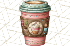 Coffee and Chocolate Clipart PNG Cafe Drinks Dessert Art Product Image 4