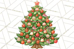 Sports & Occupations Christmas Trees Clipart Product Image 5