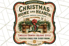 Vintage Christmas Signs PG, Rustic Farmhouse Holiday Sign Product Image 5