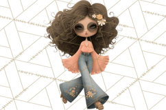 Beach Diva Summer Girls PNG Beach Glam Clipart Product Image 5