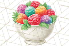 Summer Pool Party Clipart PNG, Rainbow Summer Png Designs Product Image 5