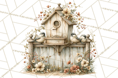 Backyard Bird Feeder Nature Clipart Product Image 5