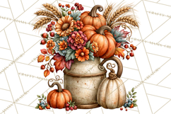 Traditional Thanksgiving Fall Clipart PNG Product Image 5