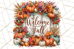 Traditional Thanksgiving Fall Clipart PNG Product Image 3