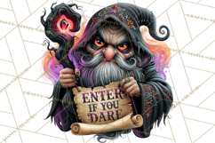 Evil Wizard Dark Fantasy PNG Clipart Product Image 5