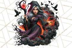 Dark Witch Fantasy PNG Clipart Product Image 3