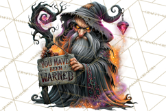 Evil Wizard Dark Fantasy PNG Clipart Product Image 4