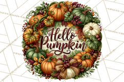 Round Fall Wood Sign PNG Clipart Product Image 4