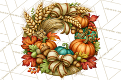 Round Fall Wood Sign PNG Clipart Product Image 2