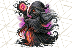 Dark Witch Fantasy PNG Clipart Product Image 2
