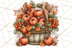 Traditional Thanksgiving Fall Clipart PNG Product Image 4