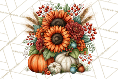 Traditional Thanksgiving Fall Clipart PNG Product Image 2