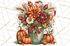 Traditional Thanksgiving Fall Clipart PNG Product Image 4