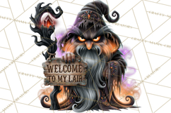 Evil Wizard Dark Fantasy PNG Clipart Product Image 4
