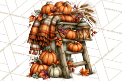 Traditional Thanksgiving Fall Clipart PNG Product Image 5