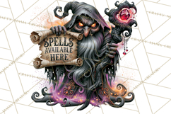 Evil Wizard Dark Fantasy PNG Clipart Product Image 2