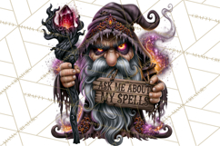 Evil Wizard Dark Fantasy PNG Clipart Product Image 3
