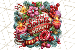 Bold Beautiful Christmas Clipart PNG Product Image 3