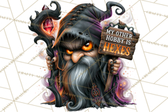 Evil Wizard Dark Fantasy PNG Clipart Product Image 3