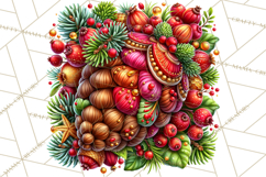 Bold Beautiful Christmas Clipart PNG Product Image 5