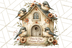 Backyard Bird Feeder Nature Clipart Product Image 2