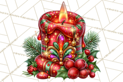 Bold Beautiful Christmas Clipart PNG Product Image 4