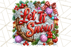 Bold Beautiful Christmas Clipart PNG Product Image 3
