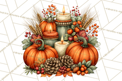 Traditional Thanksgiving Fall Clipart PNG Product Image 5