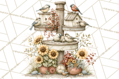 Backyard Bird Feeder Nature Clipart Product Image 2