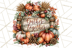 Traditional Thanksgiving Fall Clipart PNG Product Image 2