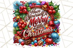 Bold Beautiful Christmas Clipart PNG Product Image 5