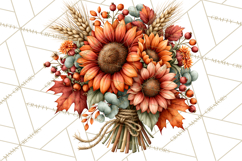 Traditional Thanksgiving Fall Clipart PNG Product Image 4
