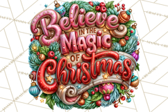 Bold Beautiful Christmas Clipart PNG Product Image 5